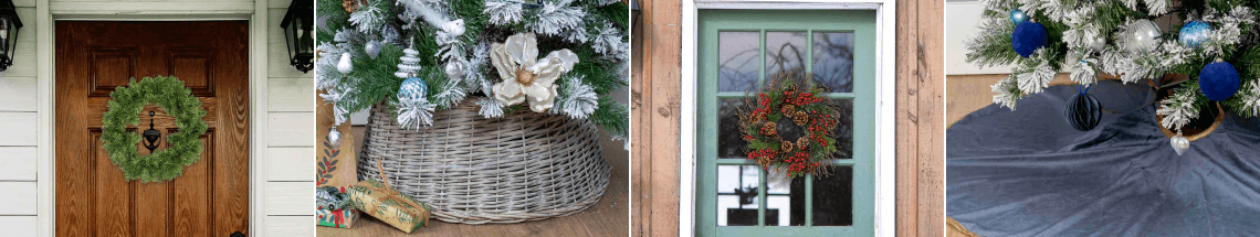 Christmas Trees, Tree Skirts & Wreaths