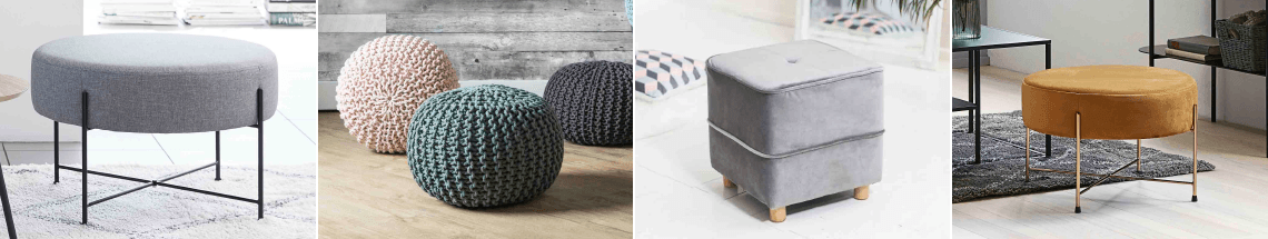 Repose-pieds, poufs et tabourets