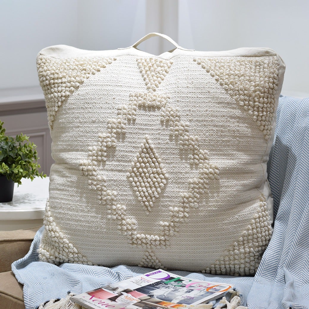 FERRARA Large Textured Pillow 60 x 60 cm JYSK Canada