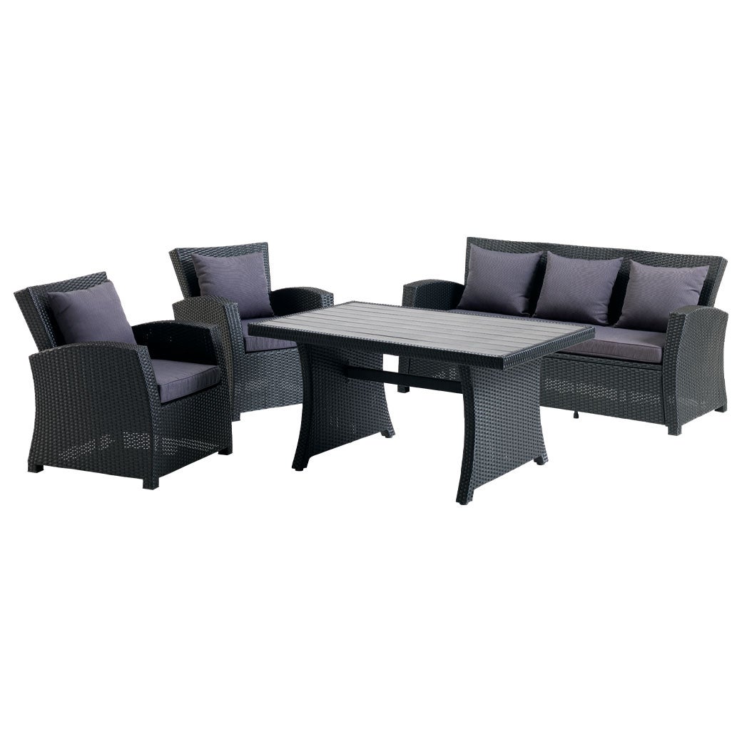 Black outdoor club chair deals