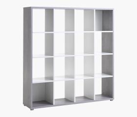 HALDAGER White Bookshelf 16 shelves JYSK Canada