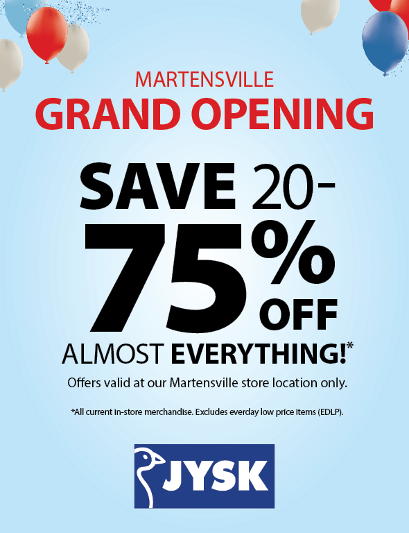 Grand opening store flyer JYSK Canada 