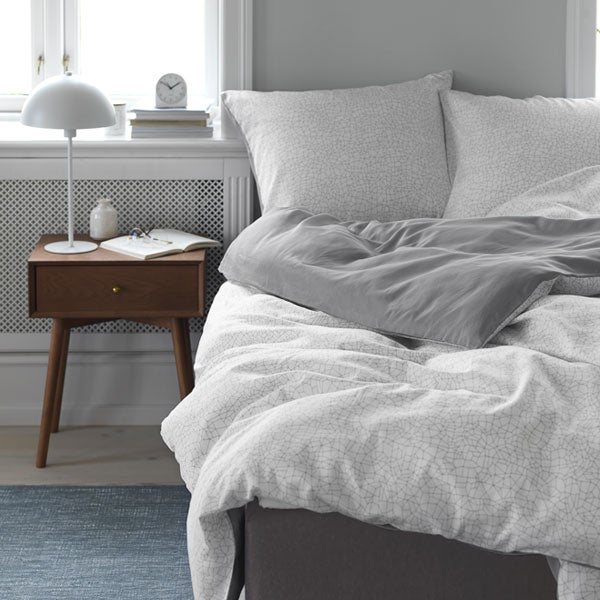 Sustainably produced SELMA 100% Cotton Sateen Duvet Cover Set from JYSK Canada